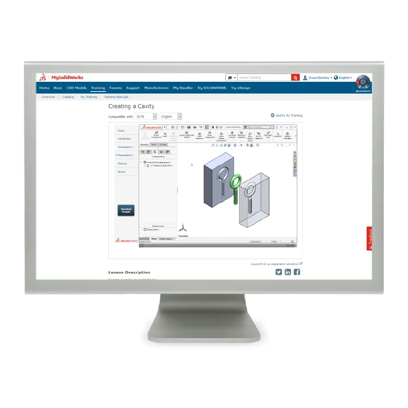 Online Lessons For SOLIDWORKS Exams